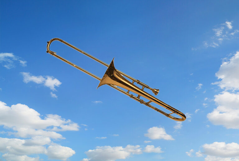 Alto trombone in sky