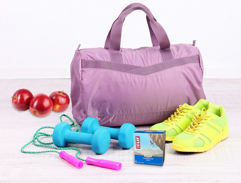 Sports,Bag,With,Sports,Equipment,In,Gymnasium
