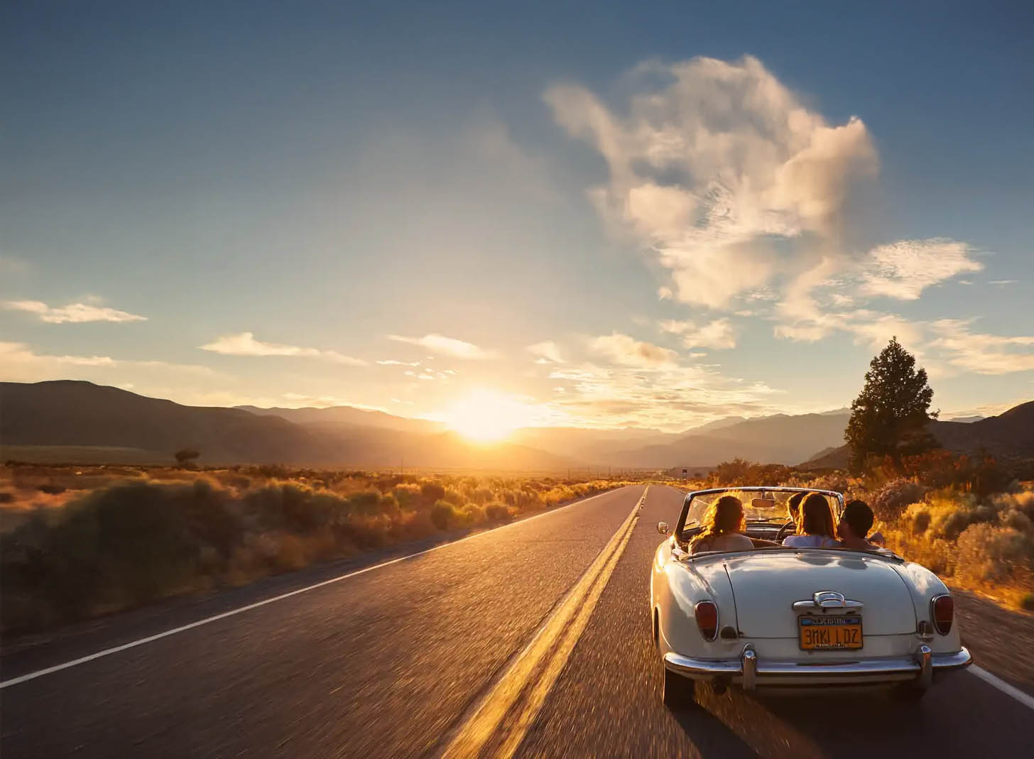 Driving on the open road